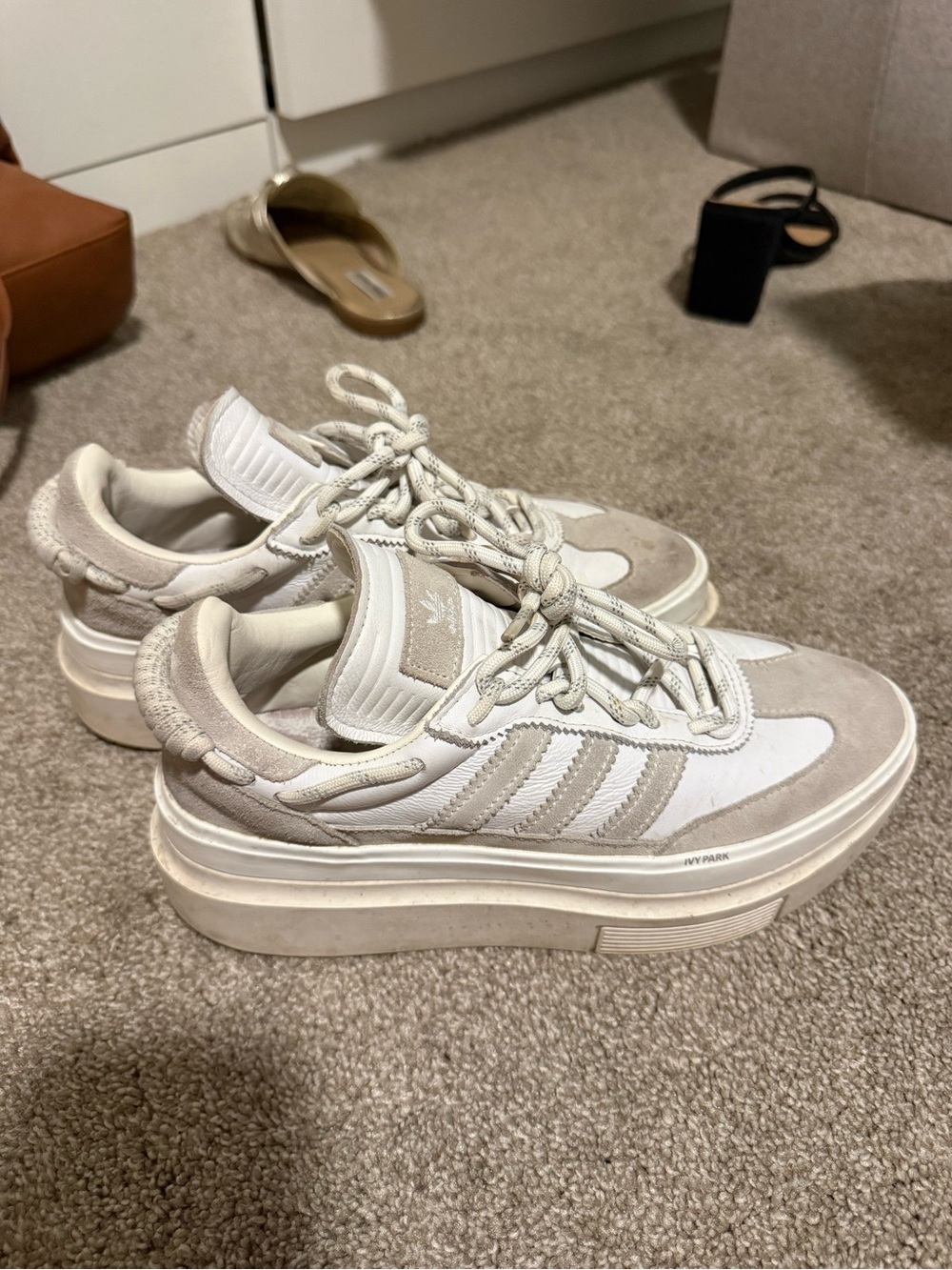 Adidas X Ivy Park Platform Sneakers